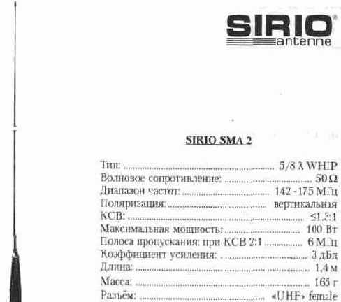 УКВ антенны из каталога