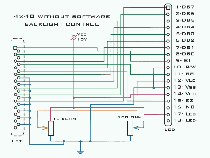  LCD-  LPT- 